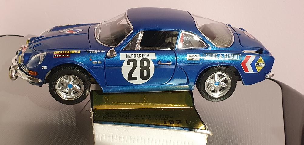 Voiture Miniature Alpine - ALPINE A110 1600 S Rallye Monte Carlo 1971